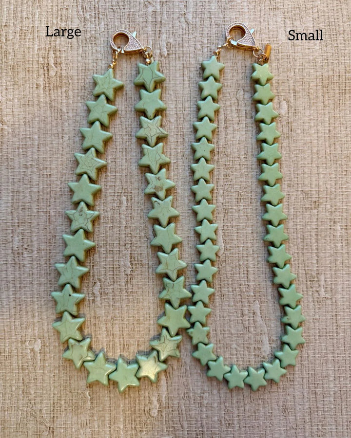 Sea Star Necklace Large Green
