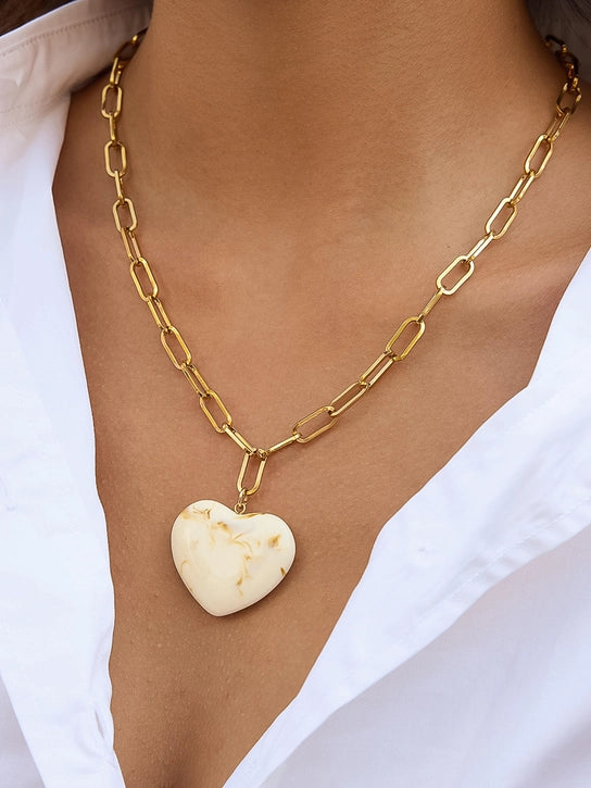 Rouelle Necklace White