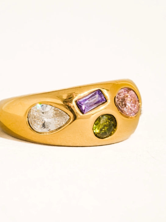 Orlume 18K Gold Non-Tarnish Dome Ring