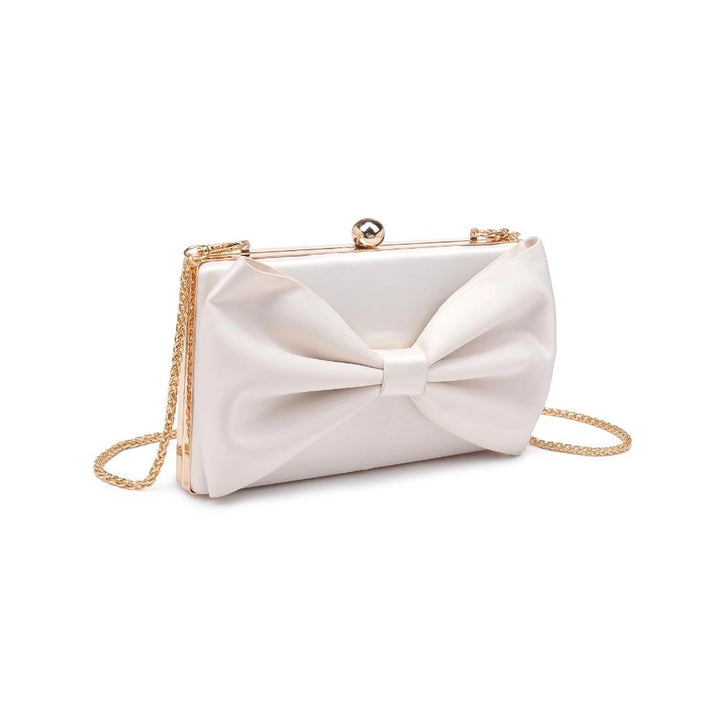 Belle Bow Evening Bag Ivory