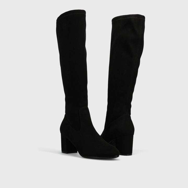 Sasha Boot Black Punto Suede