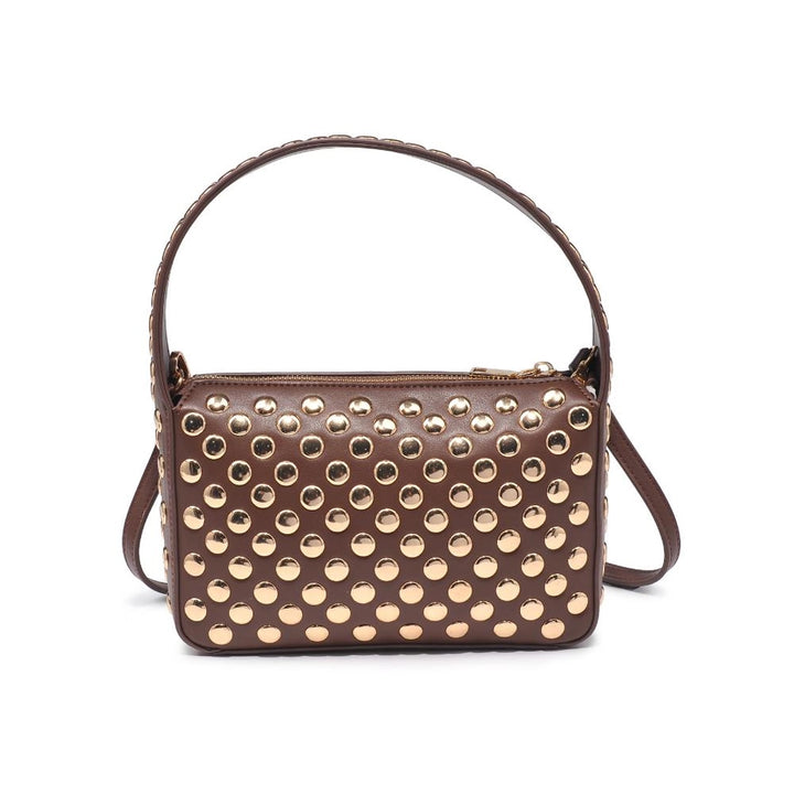 Isabel Studded Crossbody Chocolate