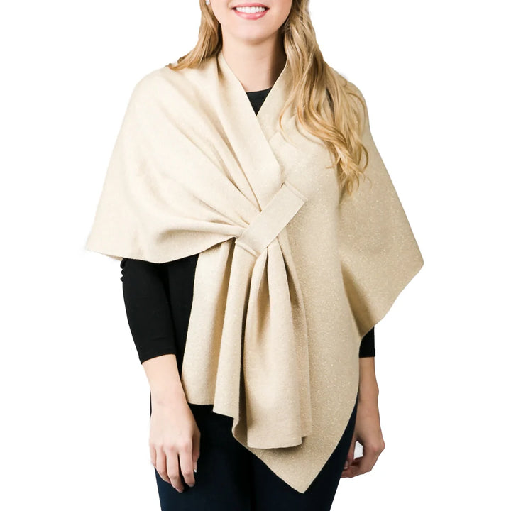 Katie Keyhole Wrap Metallic Gold