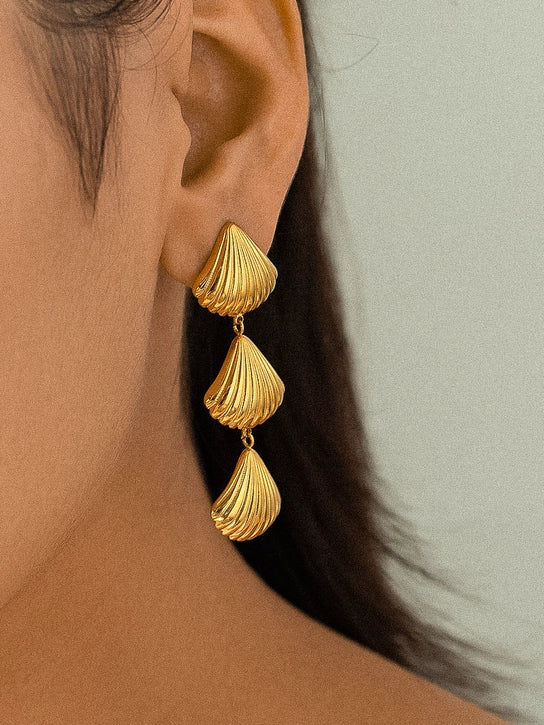 Lydie 18K Gold Non-Tarnish Earring