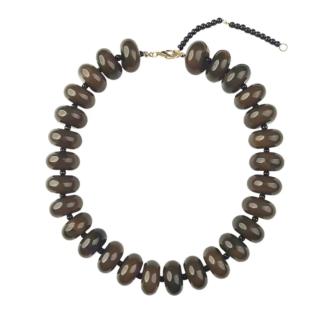 Winnie Necklace  Brown