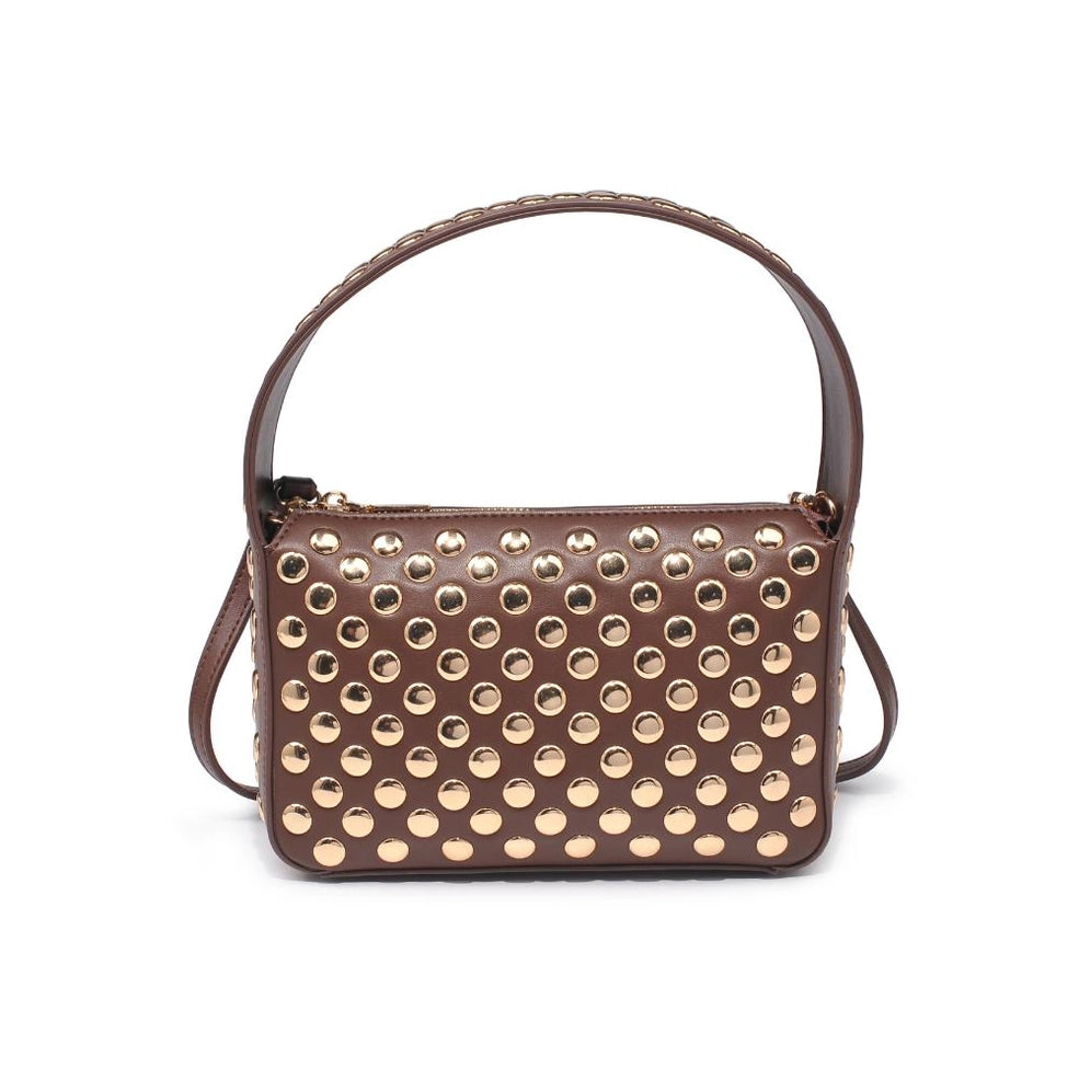 Isabel Studded Crossbody Chocolate