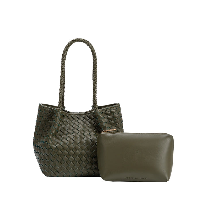 Anahi Recycled Vegan Top Handle Bag Olive