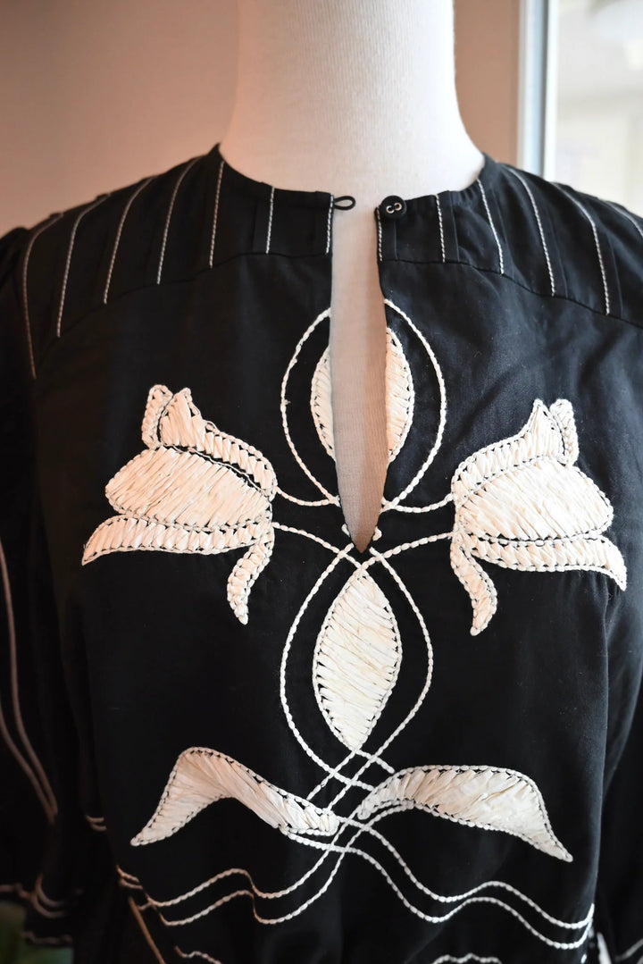 Florentine Top Black