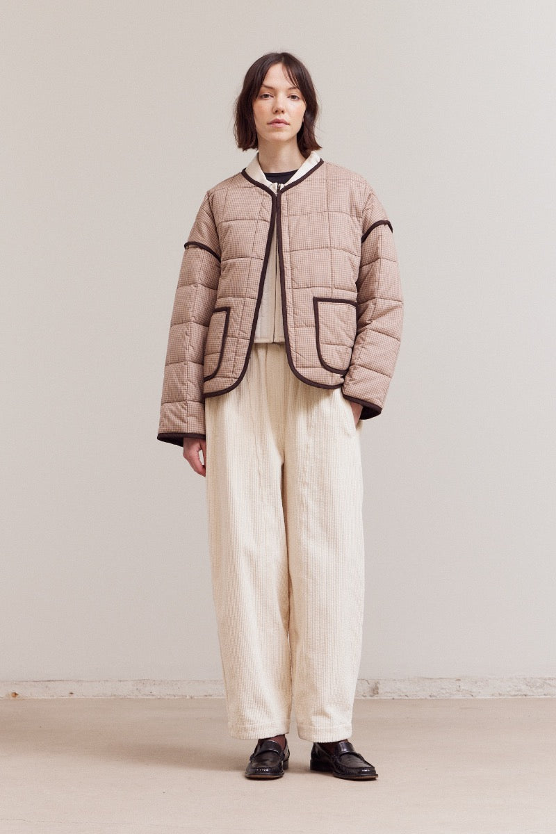 Ginny Quilted Jacket Nougat