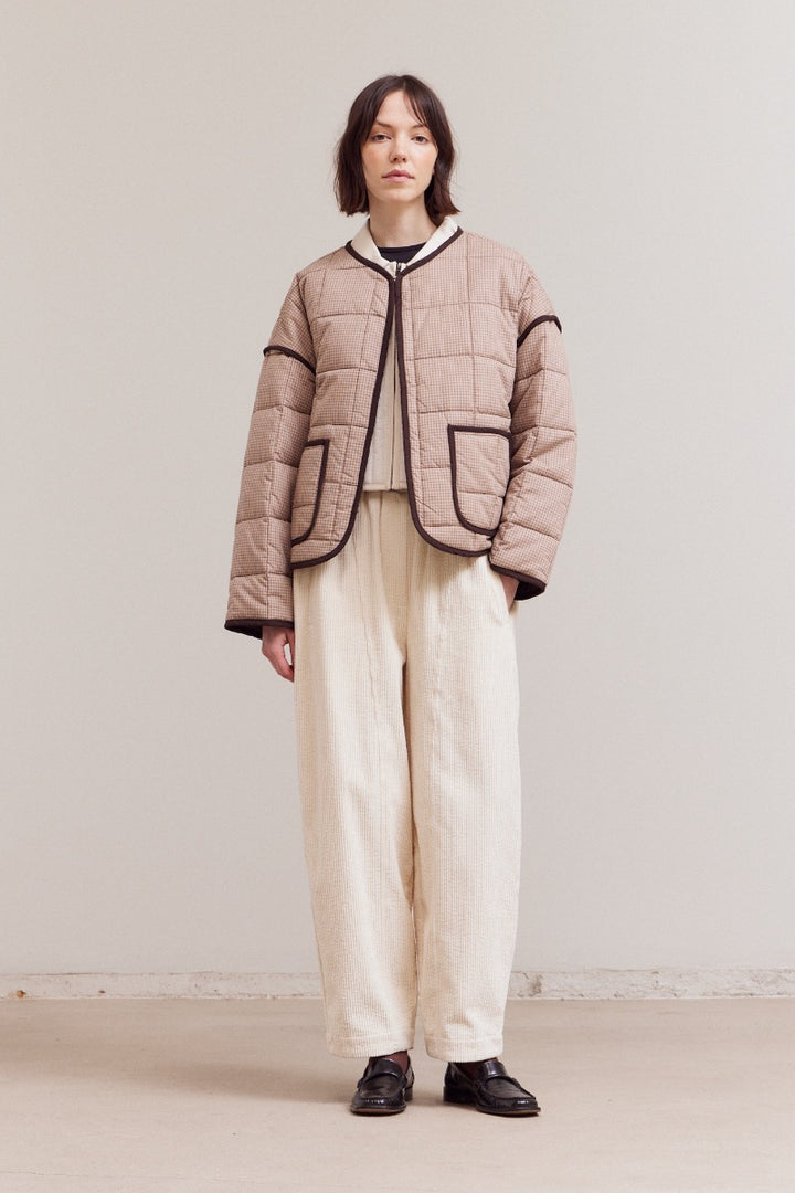 Ginny Quilted Jacket Nougat