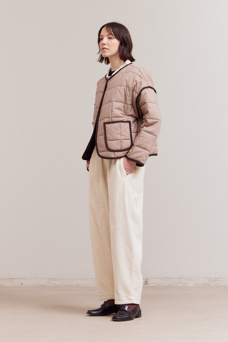 Ginny Quilted Jacket Nougat