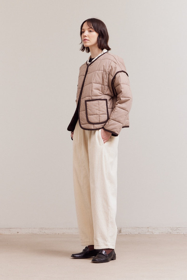 Ginny Quilted Jacket Nougat