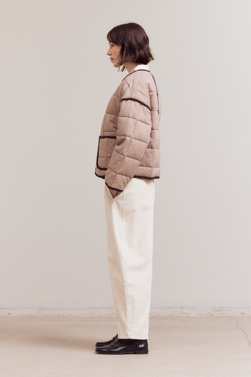 Ginny Quilted Jacket Nougat