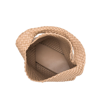 Johanna Large Recycled Vegan Shoulder Bag Nude
