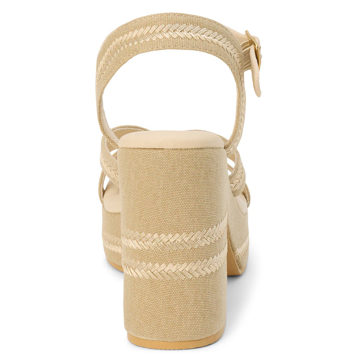 Adelaide Platform Heel Sand