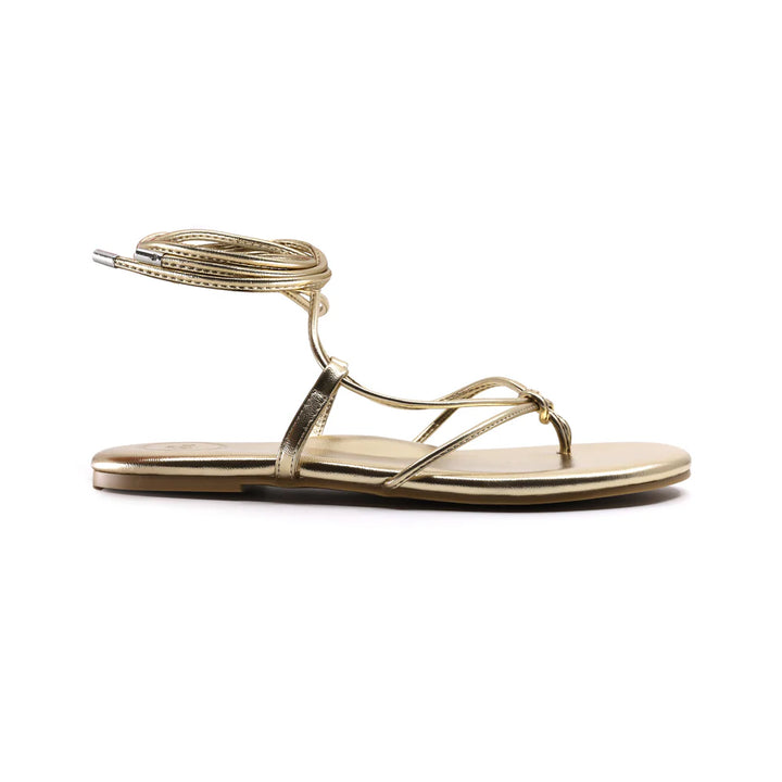 Angie Wrap Sandal Gold