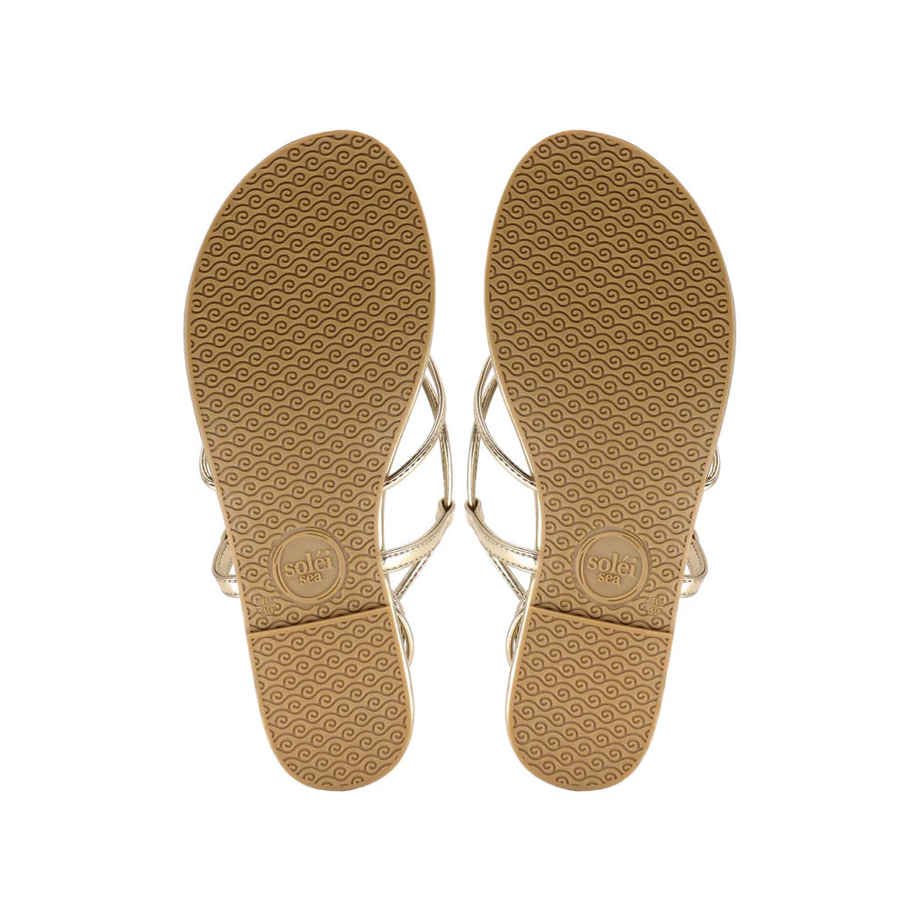 Angie Wrap Sandal Gold