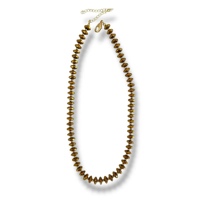 Acacia Necklace Dark Gold