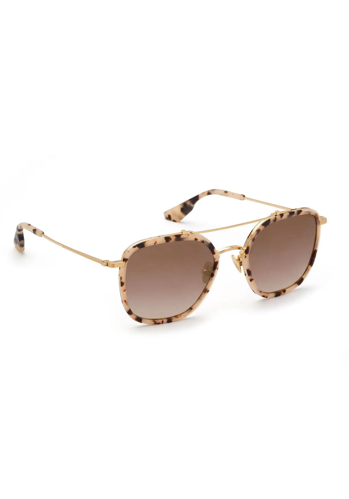 Austin Sunglasses 24K Titanium Matte Oyster Mirrored