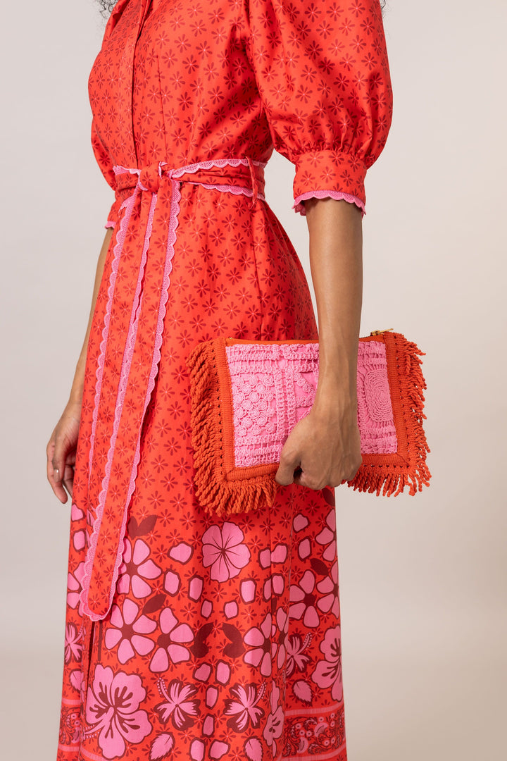 Veronica Print Mix Dress