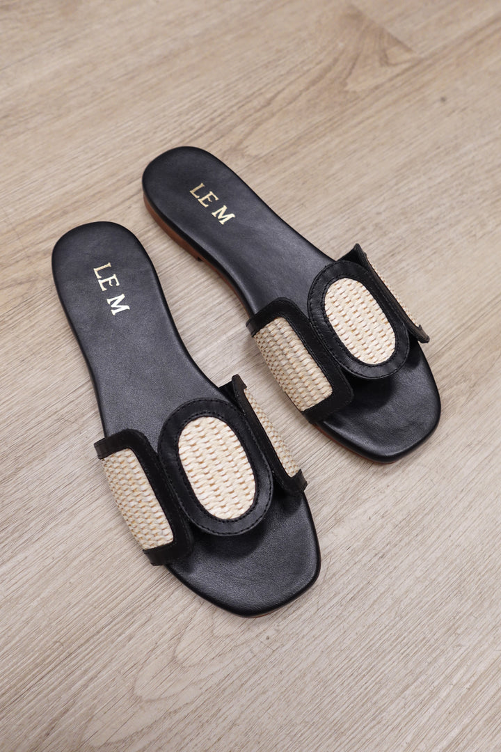 Vita Sandal Nude Black