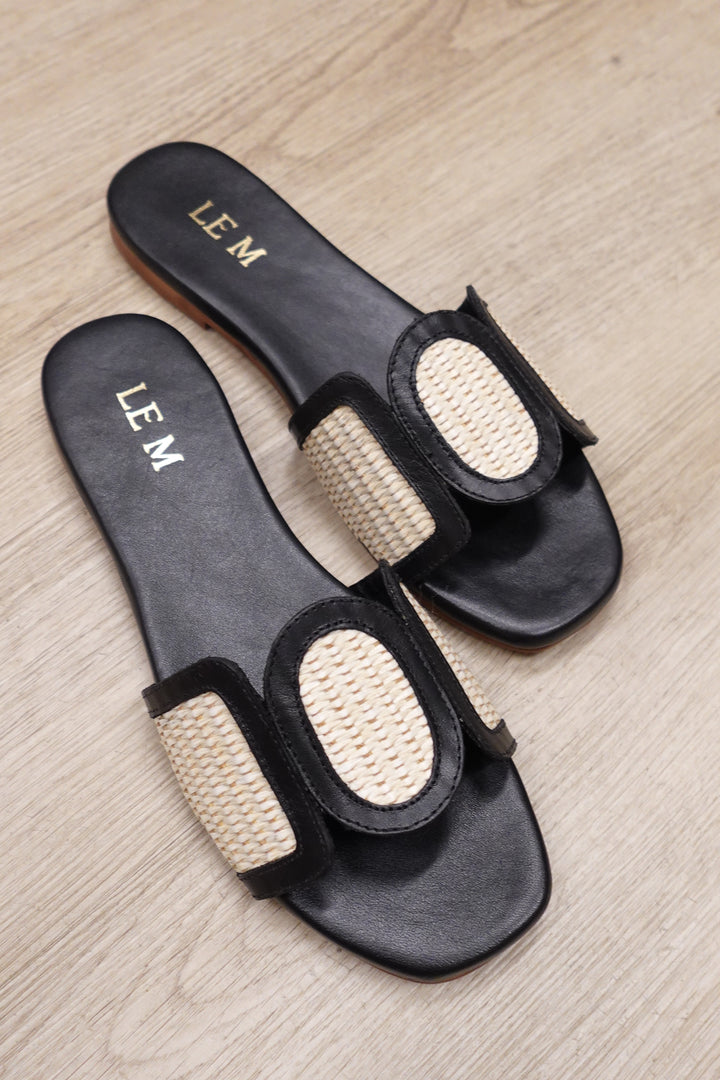 Vita Sandal Nude Black