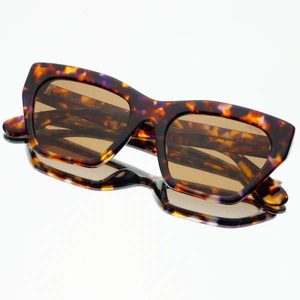 Gia Acetate Cat Eye Sunglasses Tortoise