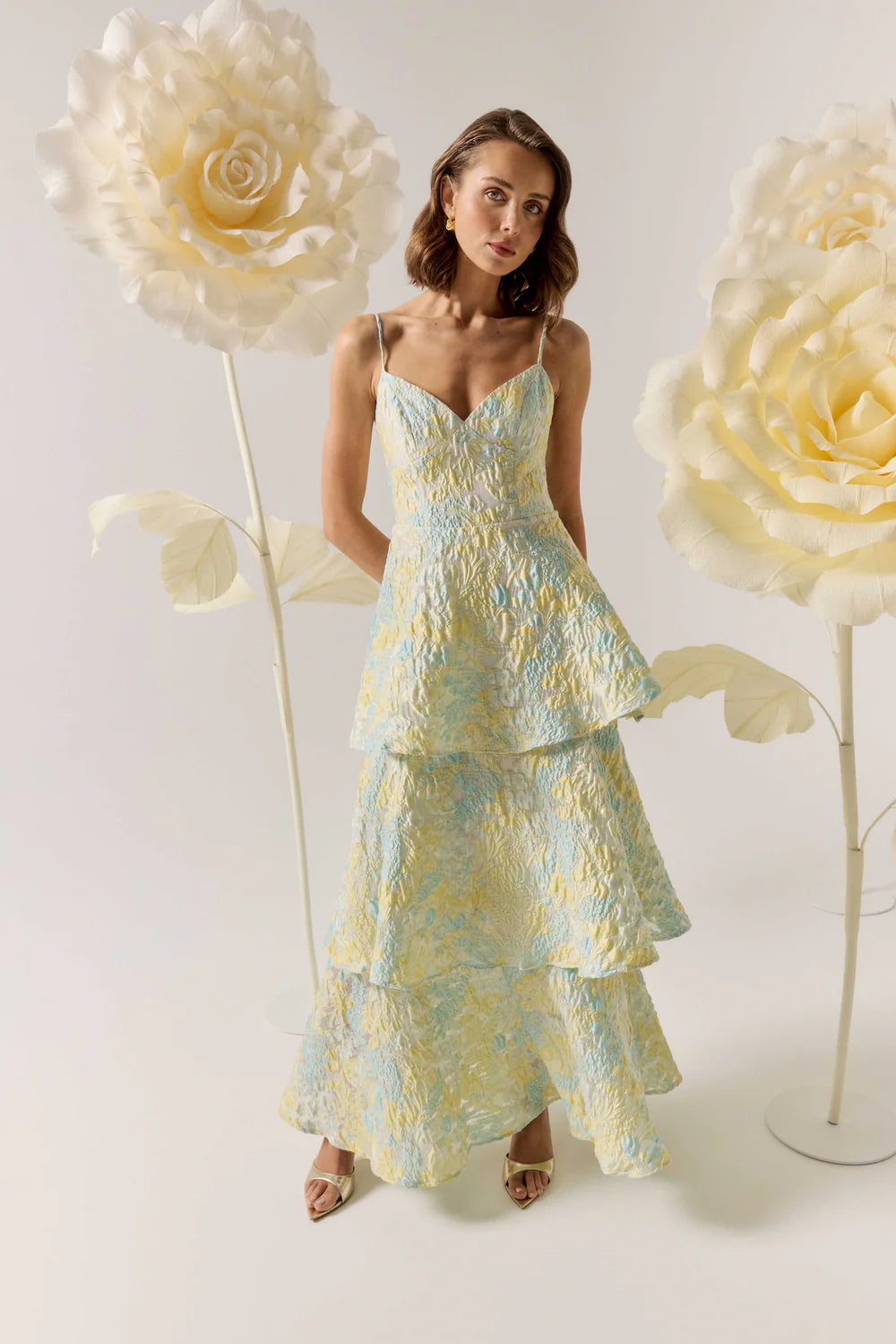 Penelope Tiered Gown