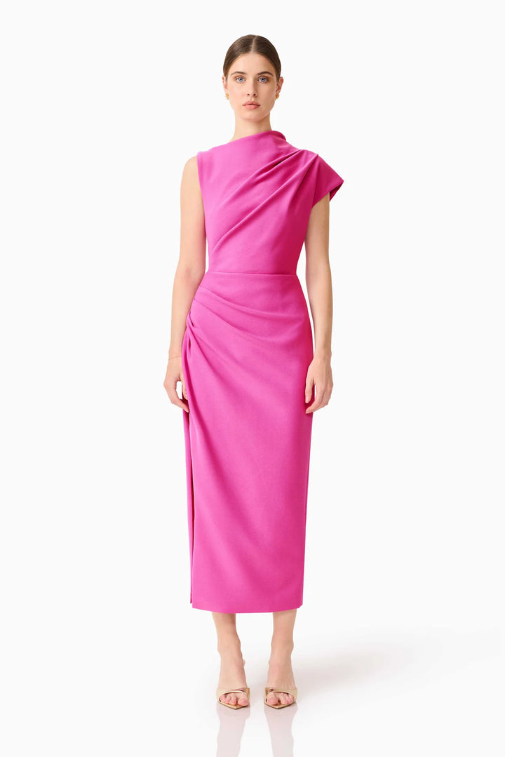 Chantal Asymmetrical Midi Dress