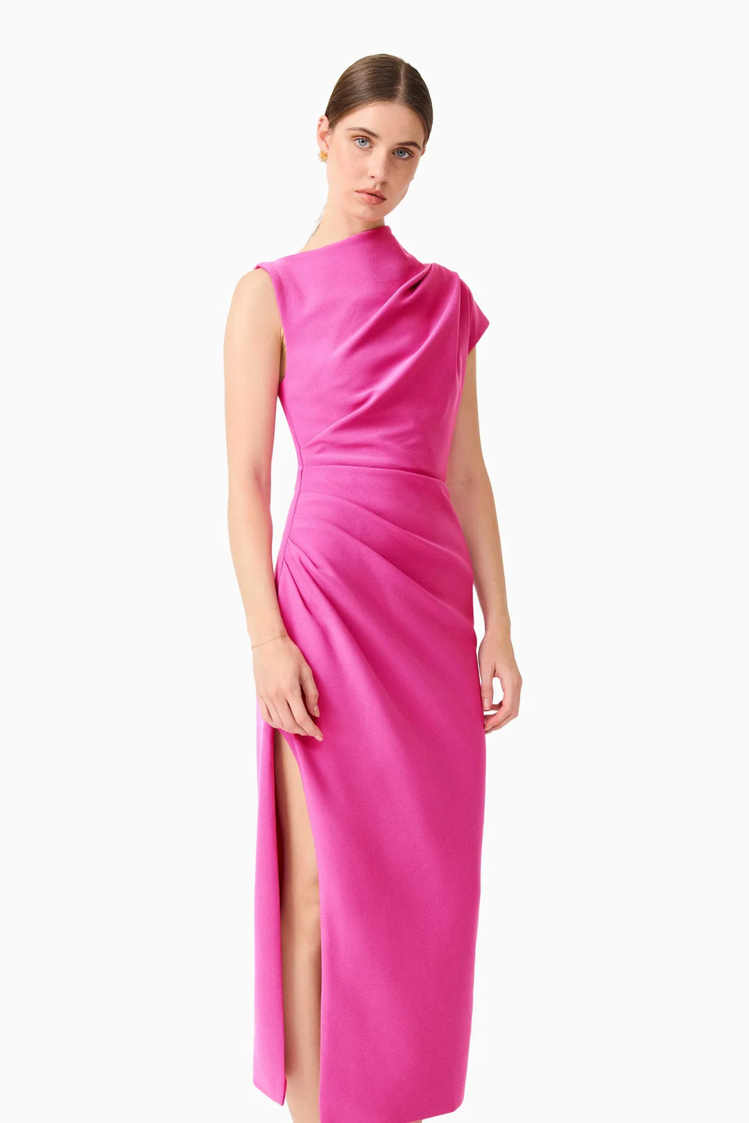 Chantal Asymmetrical Midi Dress