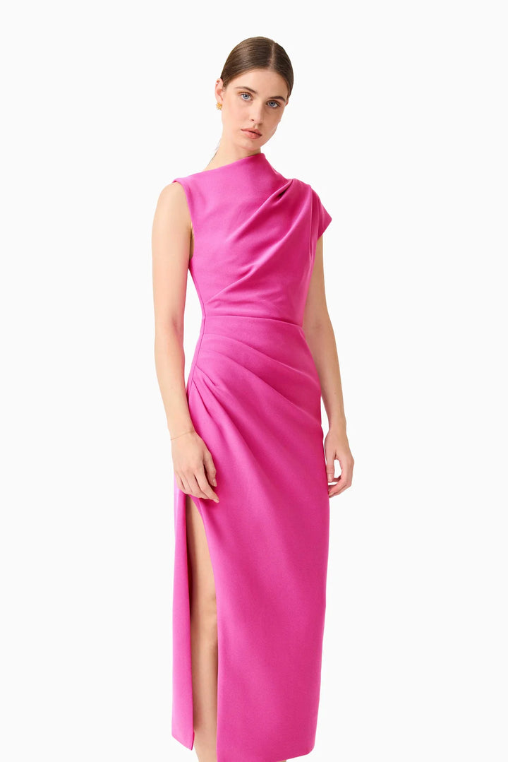 Chantal Asymmetrical Midi Dress