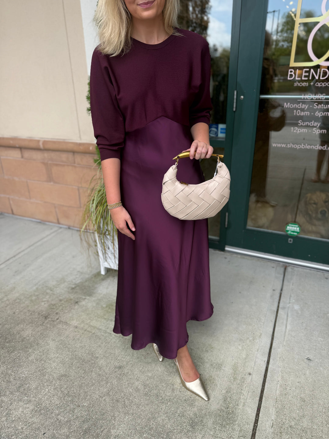 Meredith Dress Berry