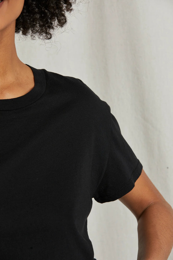 Harley Boxy Crew Tee True Black
