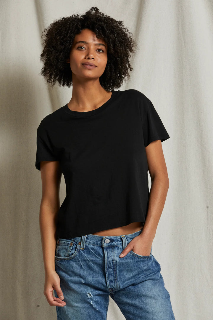 Harley Boxy Crew Tee True Black