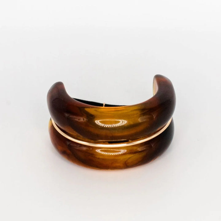 Macaron Hair Cuff Tortoise