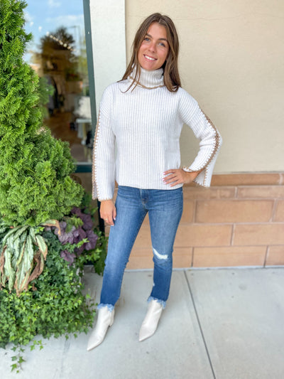 Thermal Stitch Turtleneck