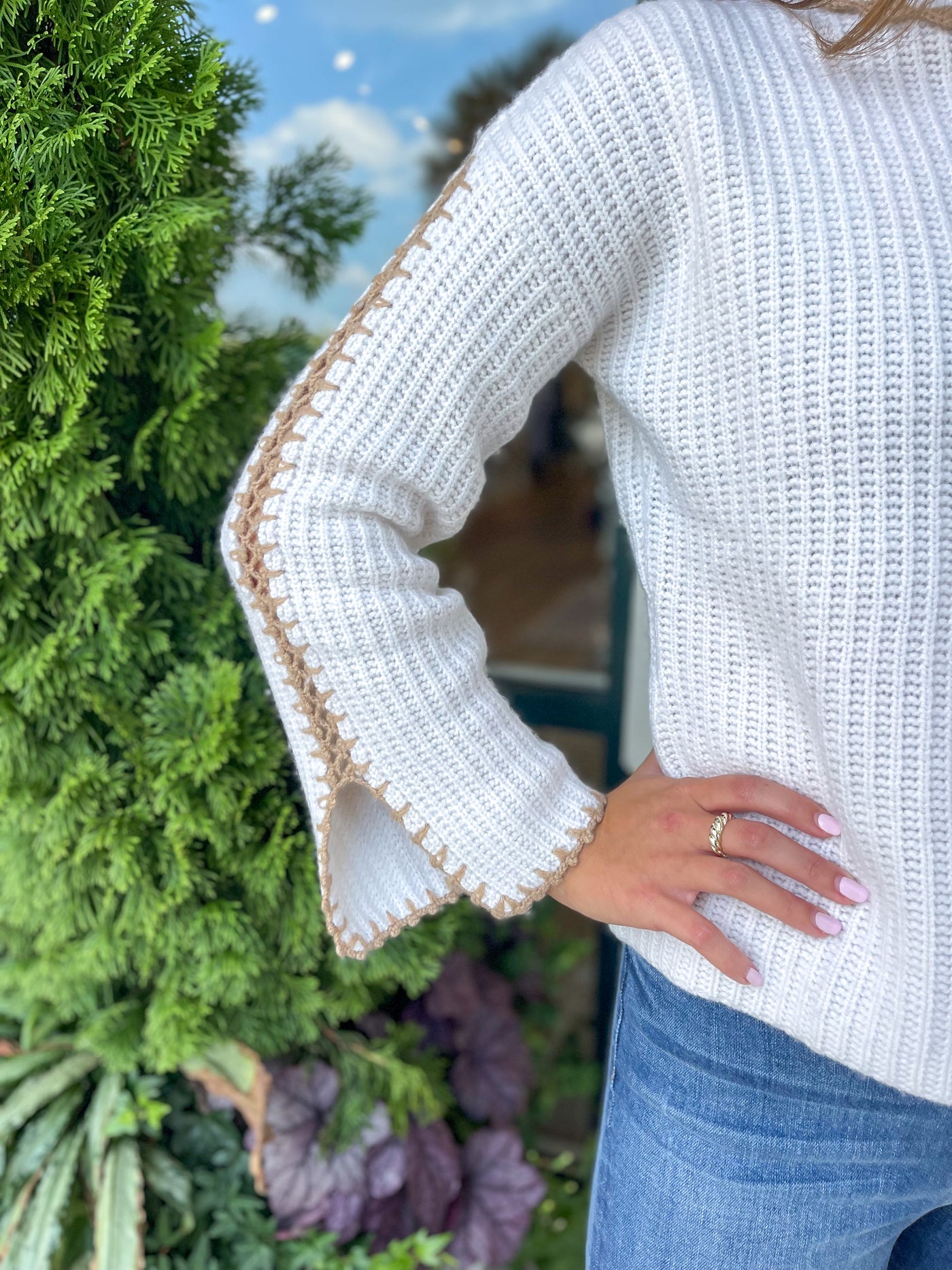 Thermal Stitch Turtleneck