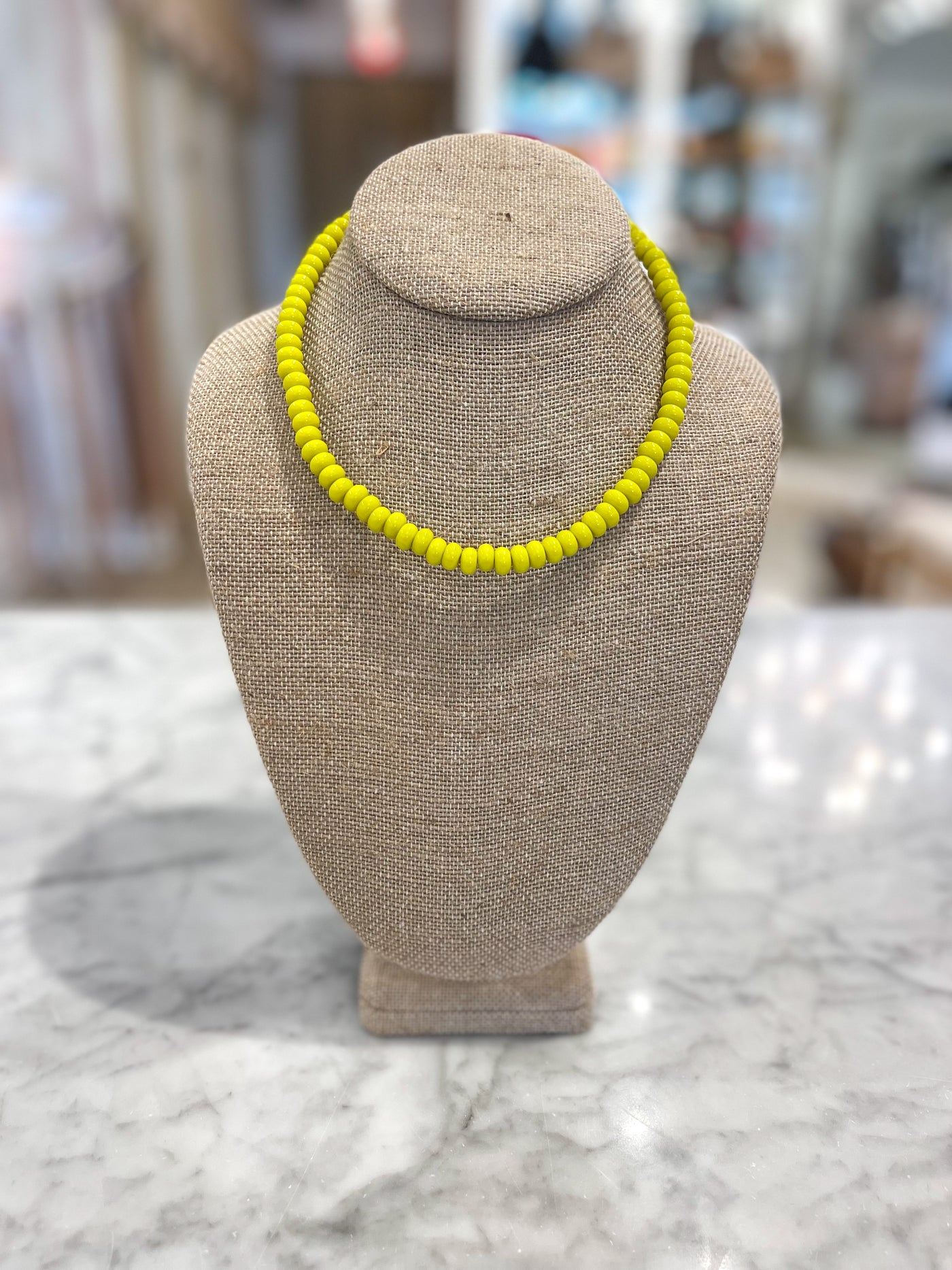 Exuma Necklace Chartreuse