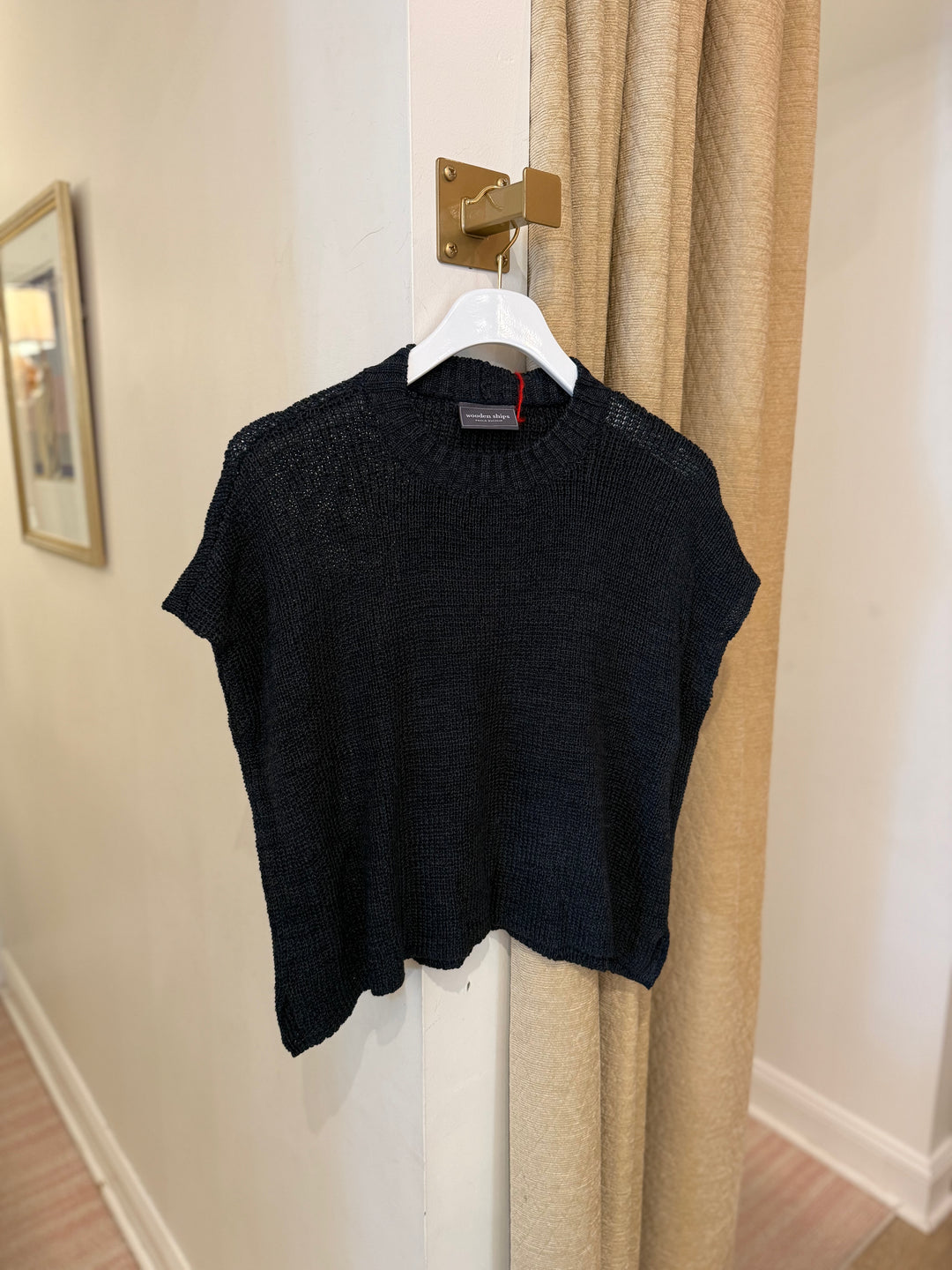 Shaker Sleeveless Crew Mercer