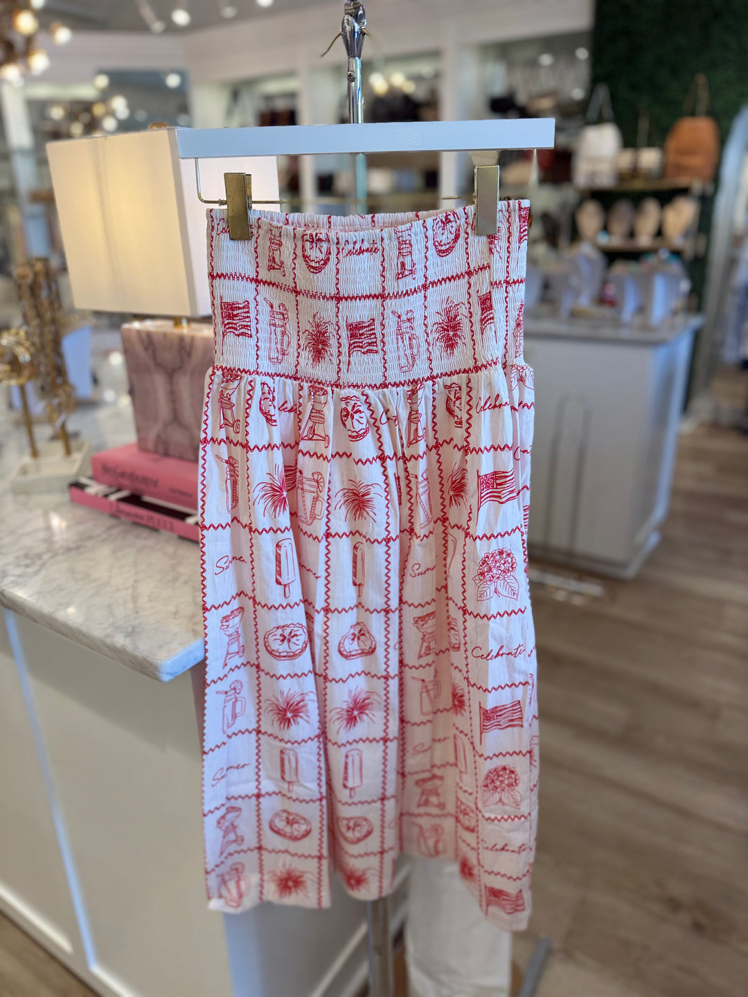Betsy Skirt/Dress Summer Shindig Red
