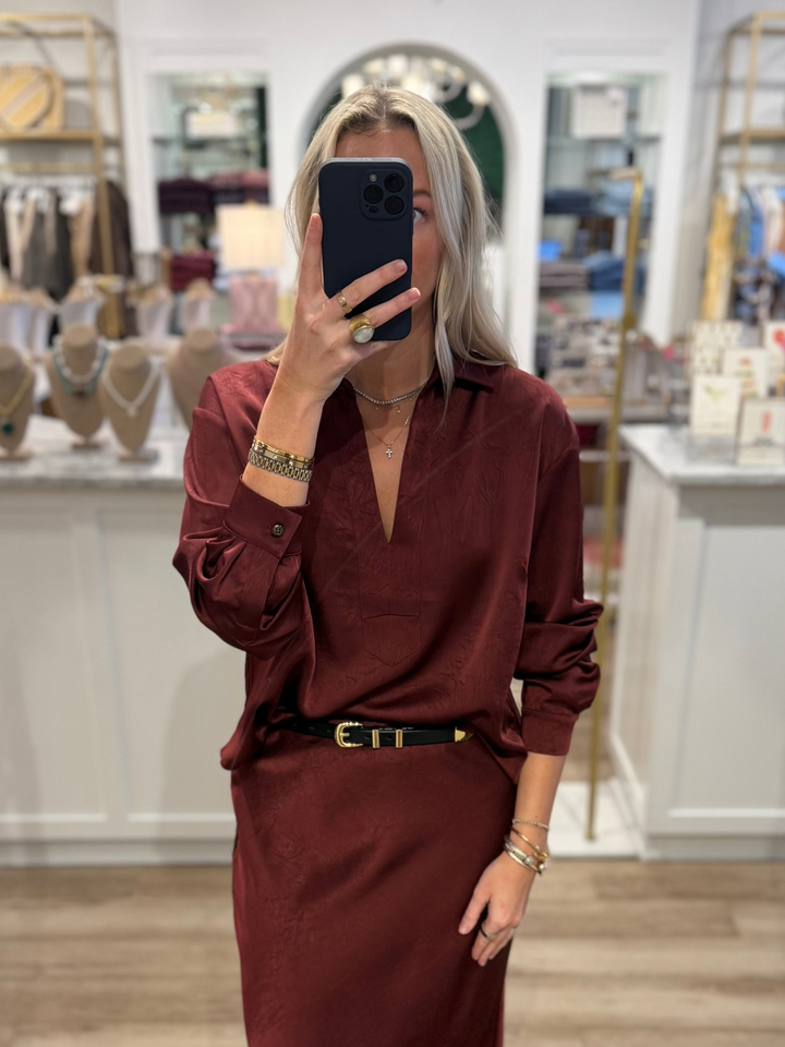 Elizabeth Top Bordeaux