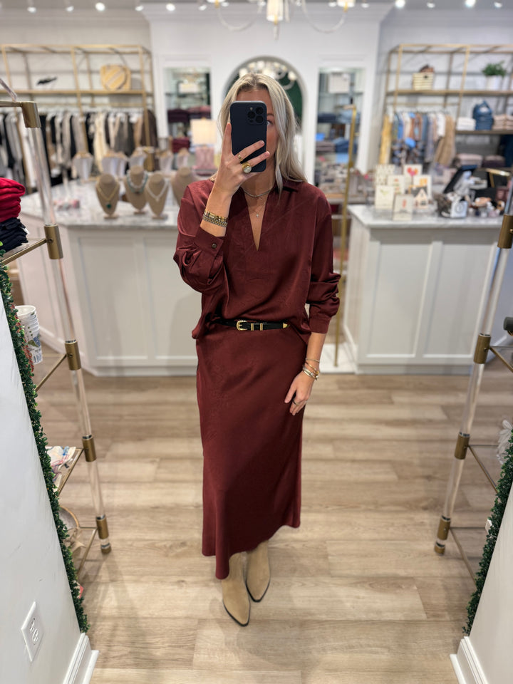 Elizabeth Top Bordeaux