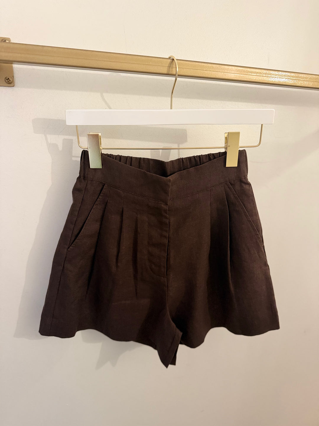 Thilda Tailored Short Walnut