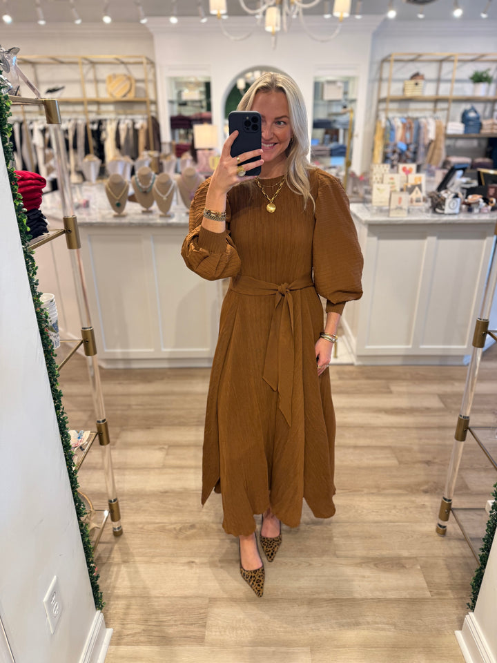 Lucille Dress Brown