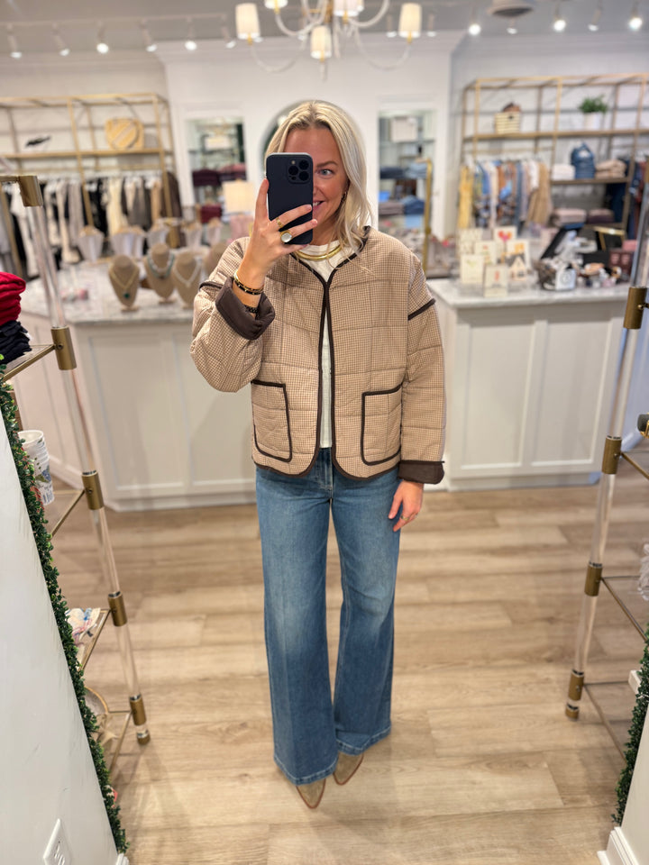 Ginny Quilted Jacket Nougat