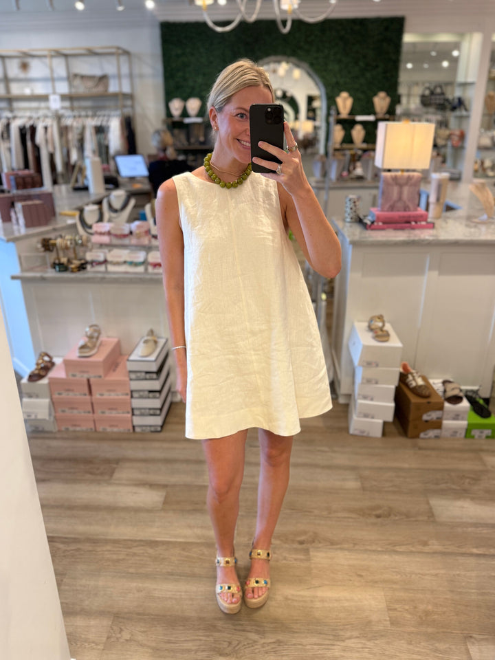 Nemi Linen Mini Dress