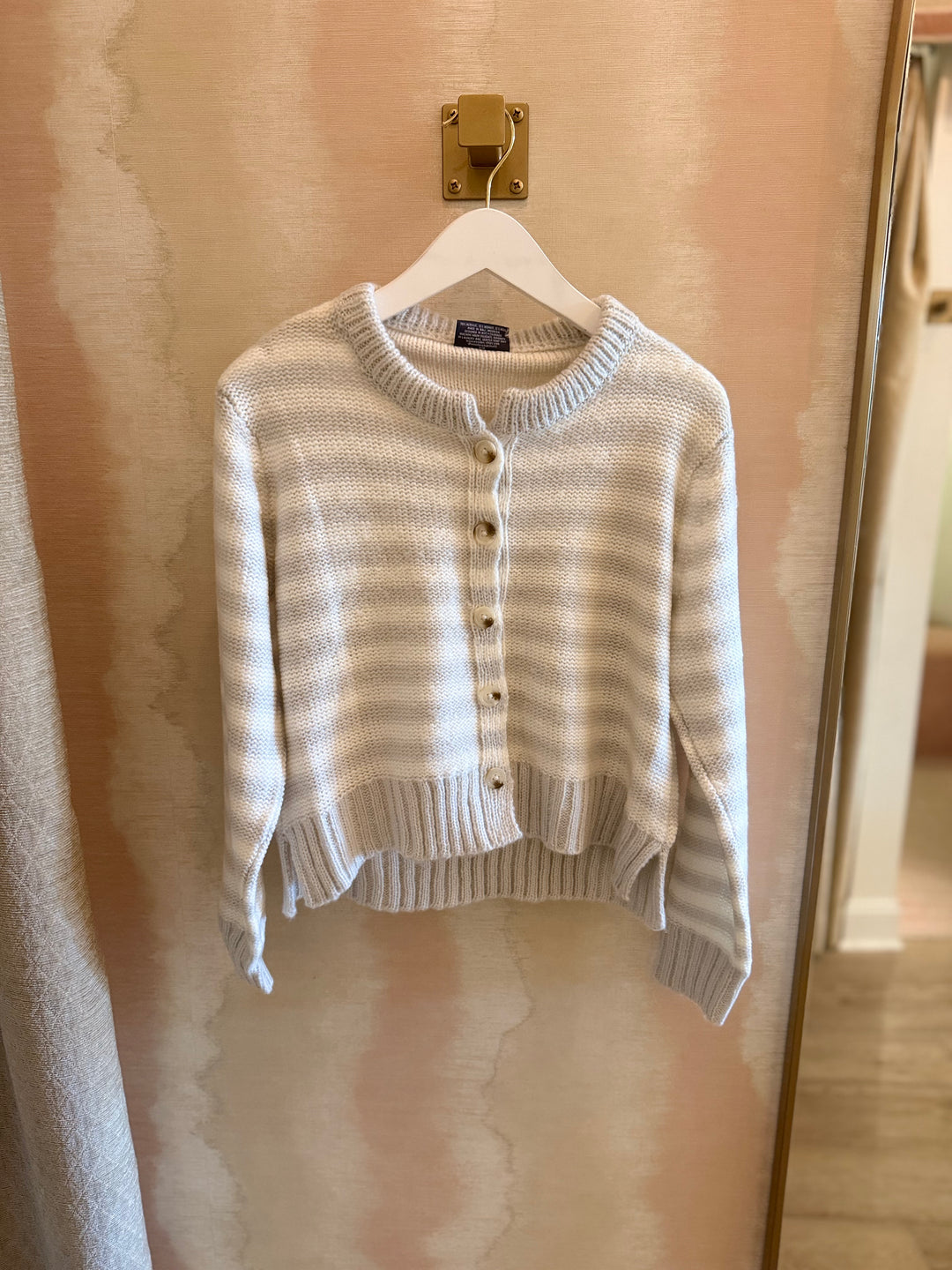 Tommy Striped Cardi Chunky