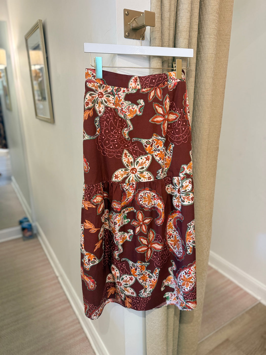 Ada Skirt Wild Paisley