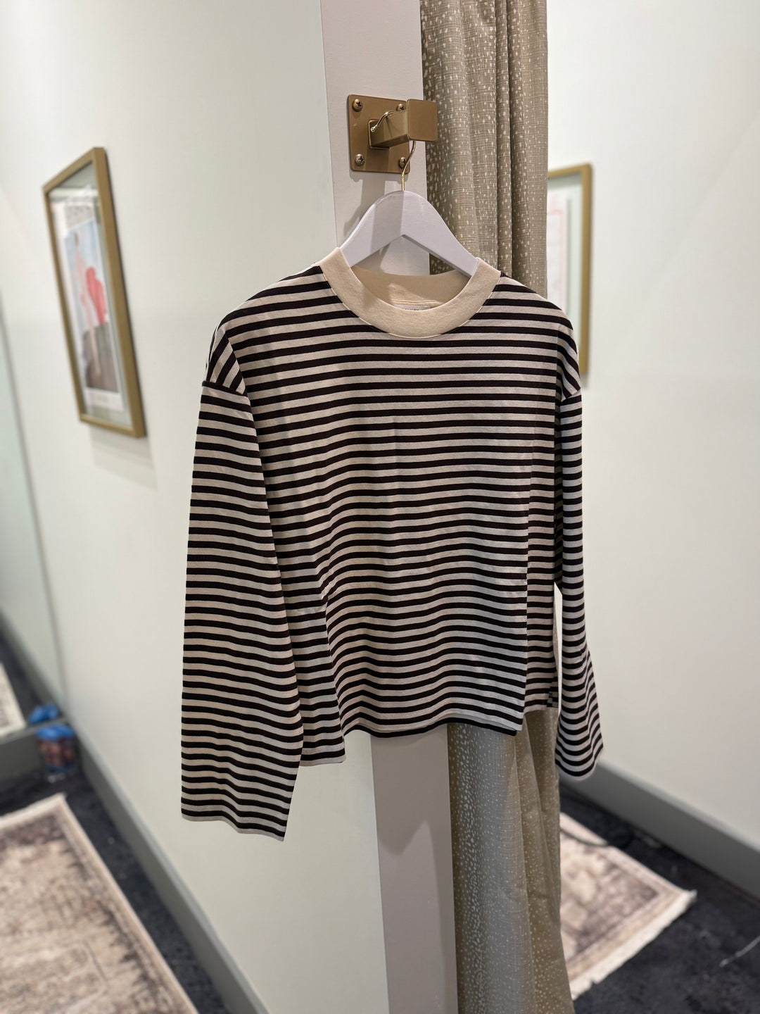 Organic Stripe LS Tee