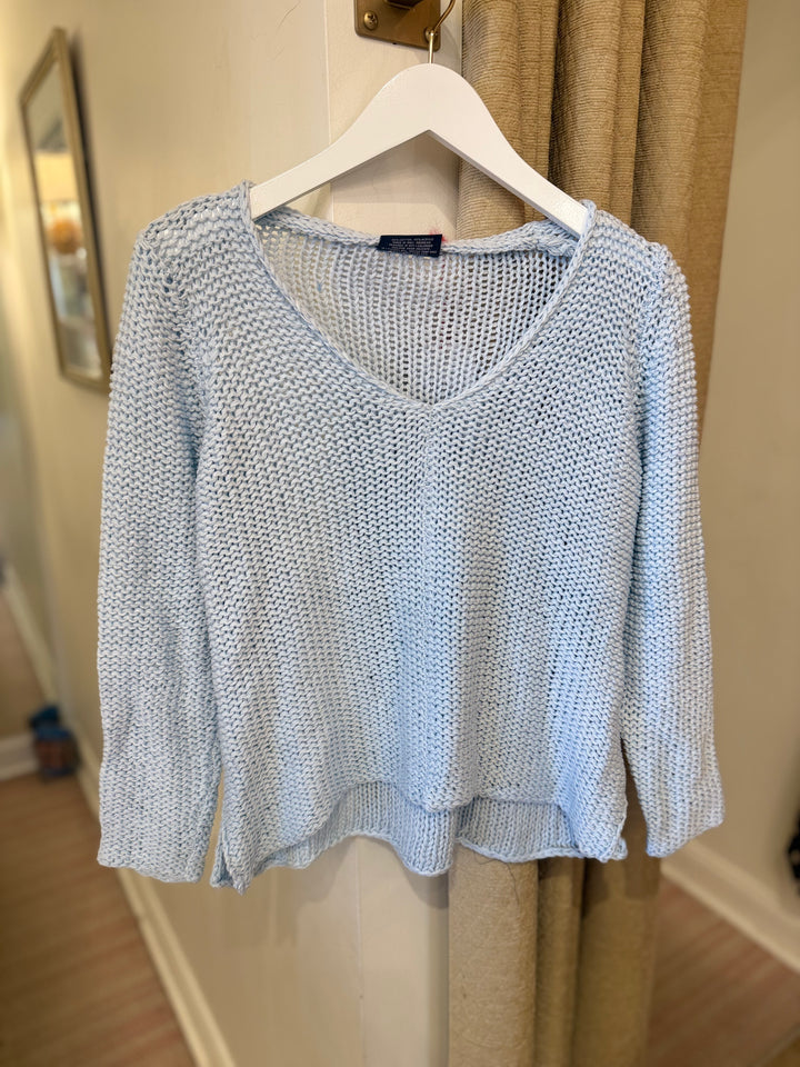 Maui Chunky V Cotton Ventana Blue